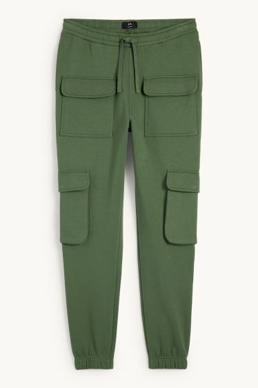 Herren - Cargo-Jogginghose - grün