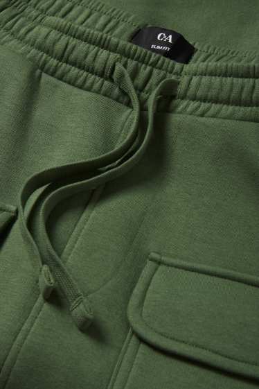 Herren - Cargo-Jogginghose - grün