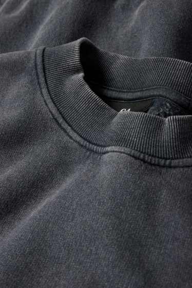Herren - Oversized-Sweatshirt - dunkelgrau