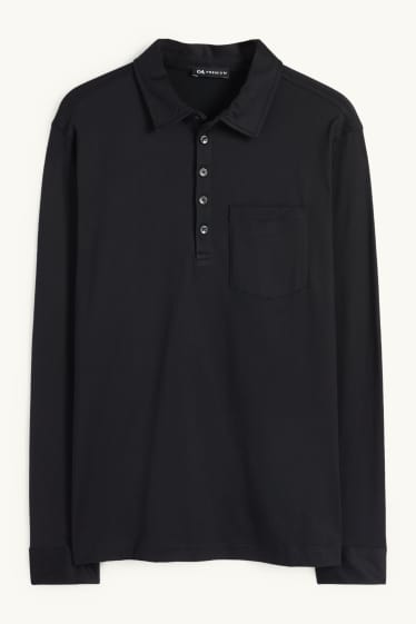Herren - Poloshirt - schwarz