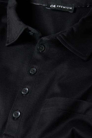 Herren - Poloshirt - schwarz
