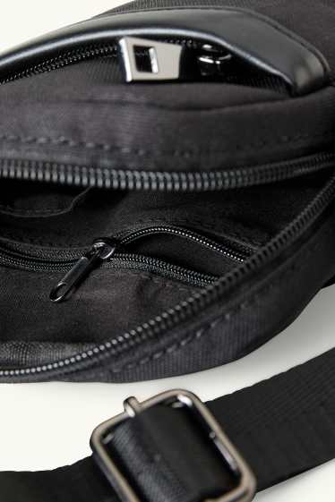 Herren - Umhängetasche - dunkelgrau