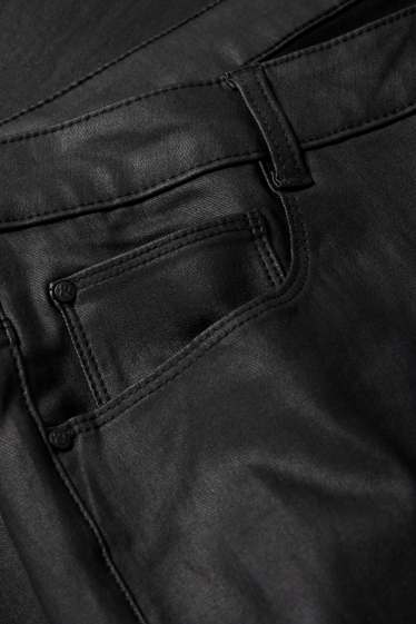 Women - Trousers - high waist - skinny fit - black