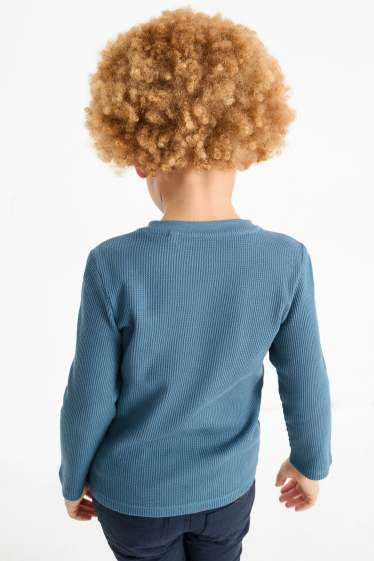 Enfants garçons - Haut à manches longues - bleu