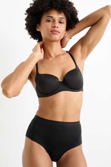 Damen - Multipack 3er - Slip - schwarz