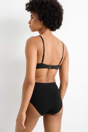 Damen - Multipack 3er - Slip - schwarz