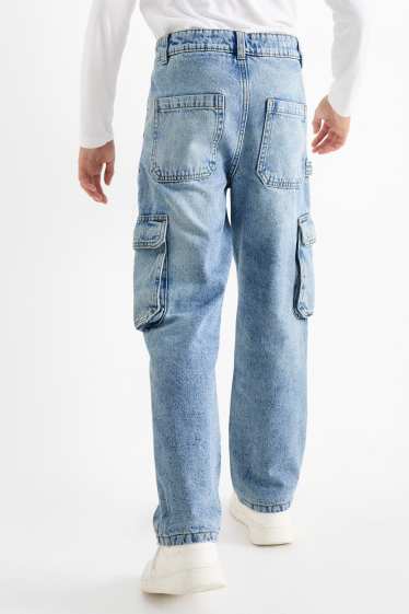 Enfants garçons - Cargo jean - jean bleu clair