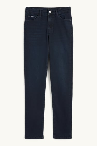 Femmes - Slim jean - mid waist - shaping jean - LYCRA® - bleu foncé
