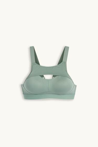 Donna - Reggiseno sportivo - 4 Way Stretch - verde