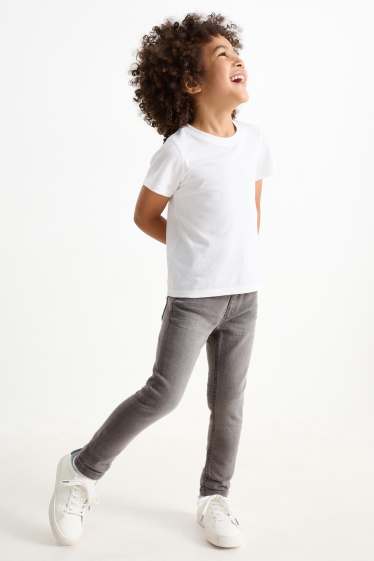 Copii - Băieți - Skinny jeans - denim-gri deschis