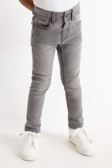 Copii - Băieți - Skinny jeans - denim-gri deschis