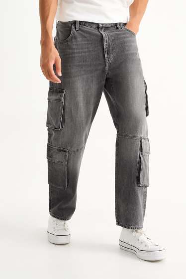 Uomo - Jeans cargo - jeans grigio scuro