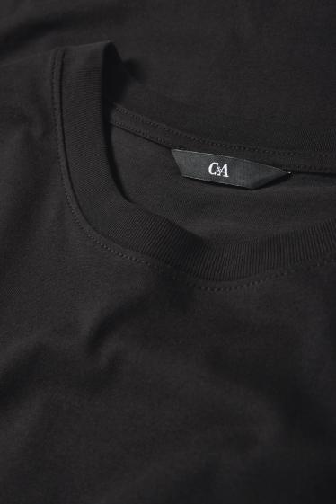 Home - Paquet de 5 - samarreta de màniga curta - regular fit - negre