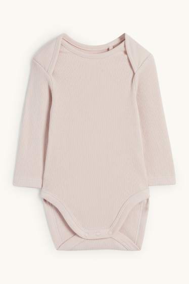 Nadó nena - Pingüí - conjunt de pijama d’una peça - 2 peces - rosa