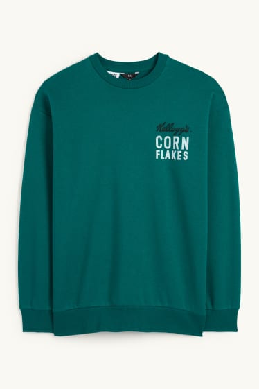 Bărbați - Bluză de molton - Kellogg's - verde