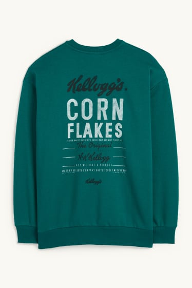 Bărbați - Bluză de molton - Kellogg's - verde