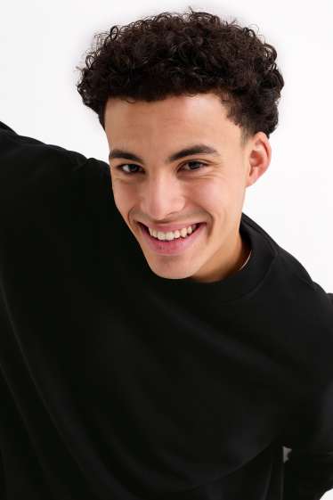 Herren - Oversized-Sweatshirt - schwarz