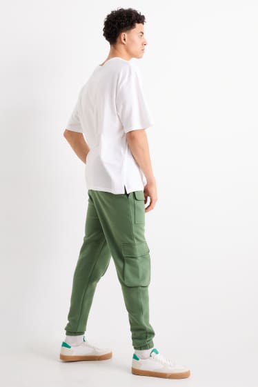 Herren - Cargo-Jogginghose - grün