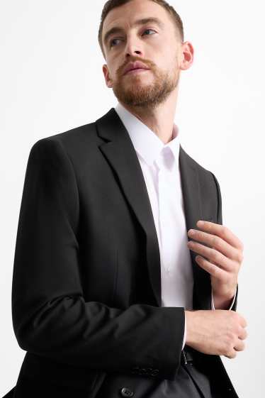 Hommes - Veste de costume - slim fit - Flex - 4 Way Stretch - LYCRA® - noir