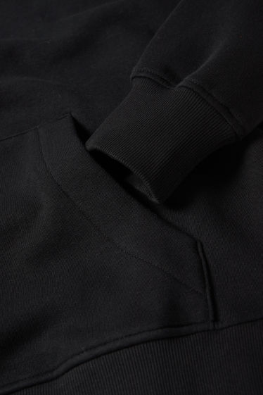 Herren - Oversized-Hoodie - schwarz