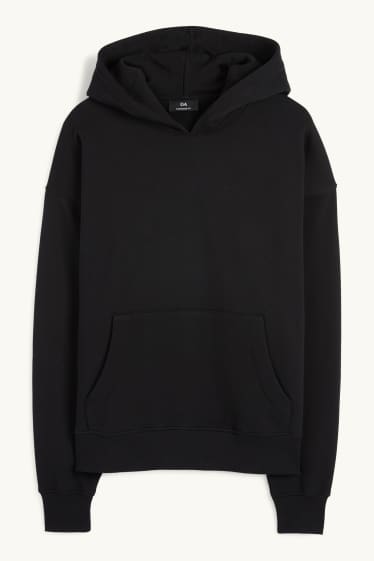 Herren - Oversized-Hoodie - schwarz