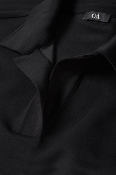 Dames - Basic sweatshirt - zwart