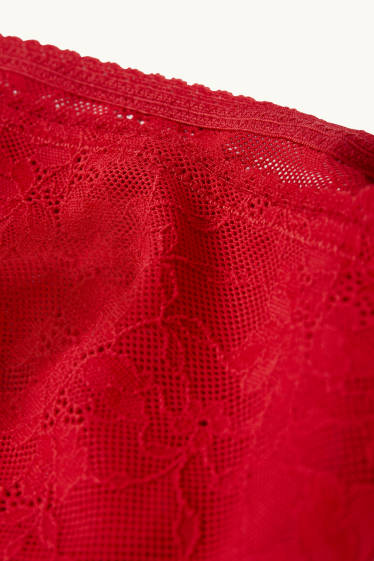Damen - Slip - rot