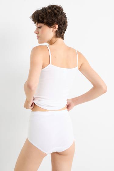 Women - Multipack of 3 - knickers - white