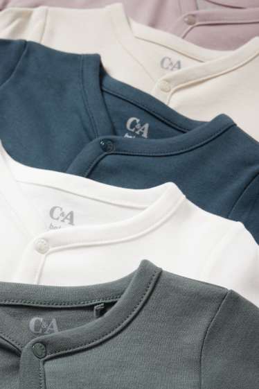 Unisexe - Lot de 5 - pyjamas bébé - gris foncé