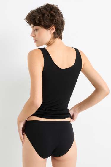 Dámské - Multipack 3 ks - kalhotky - černá