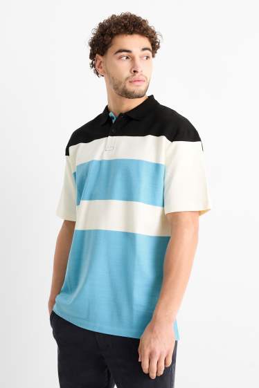 Hommes - Polo - bleu