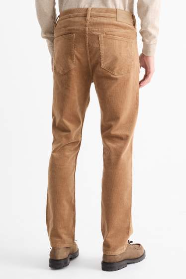Herren - Cordhose - Regular Fit - hellbraun