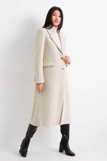 Femmes - Manteau - beige clair