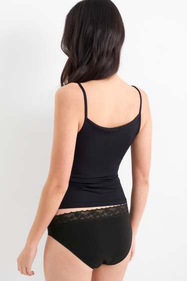Damen - Multipack 3er - Slip - schwarz