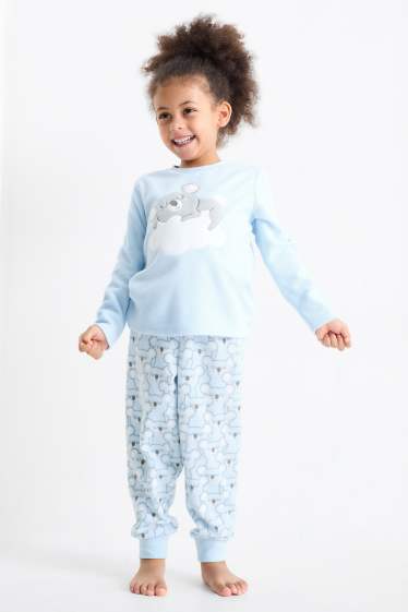 Nena - Coala - pijama de teixit polar - 2 peces - blau clar