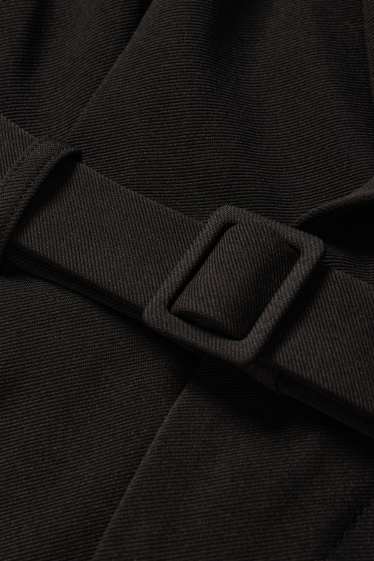 Women - Jumpsuit with belt - black