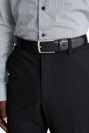 Hommes - Ceinture en cuir - noir
