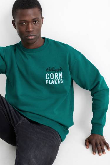 Bărbați - Bluză de molton - Kellogg's - verde