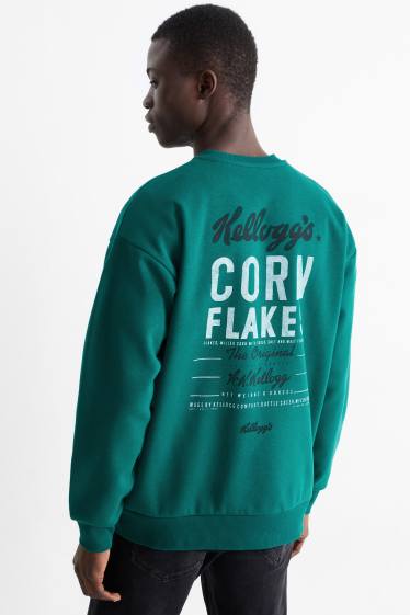 Bărbați - Bluză de molton - Kellogg's - verde
