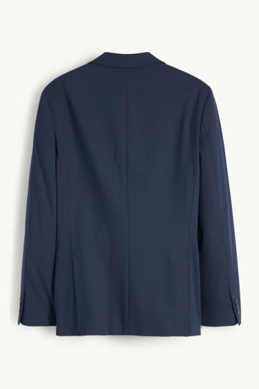 Uomo - Giacca coordinabile - slim fit - Flex - 4 Way Stretch - blu scuro