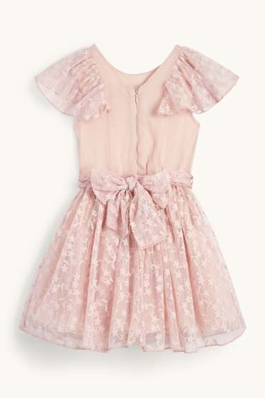 Bambine - Vestito - a fiori - rosa