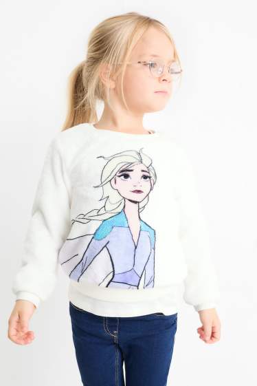 Children Girls - Frozen - sweatshirt - cremewhite