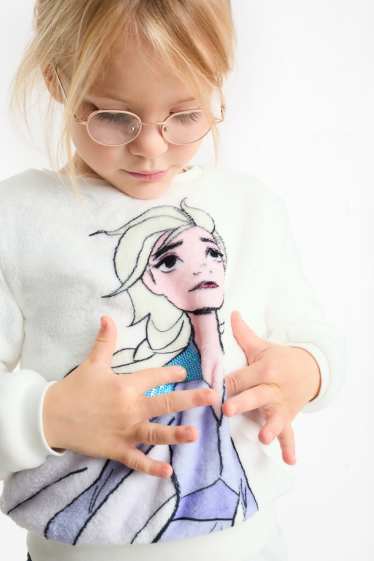 Children Girls - Frozen - sweatshirt - cremewhite