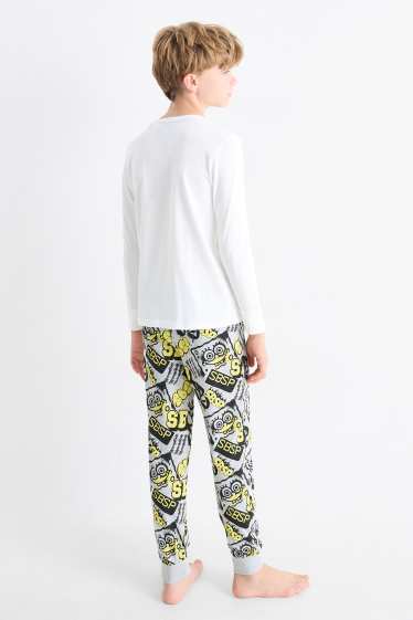 Bambini - SpongeBob - set - pigiama e 4 boxer - bianco crema