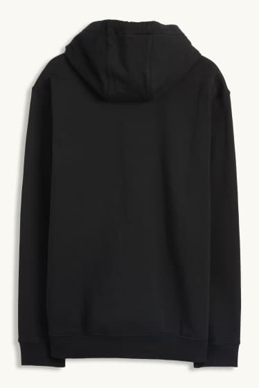 Hommes - Sweat à capuche - noir