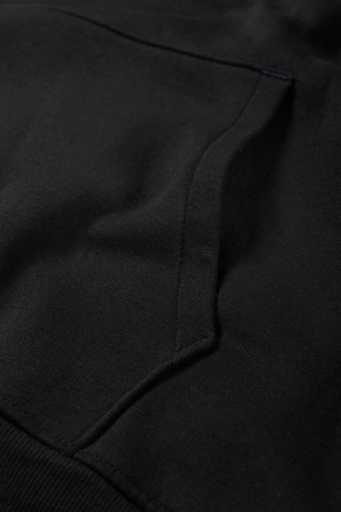 Hommes - Sweat à capuche - noir
