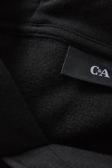 Hommes - Sweat à capuche - noir