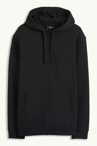 Hommes - Sweat à capuche - noir