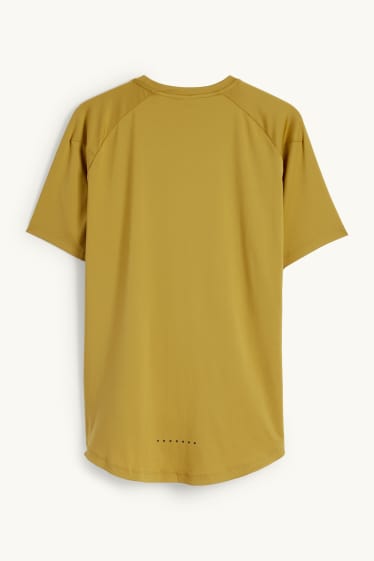 Uomo - T-shirt sportiva - regular fit - 4 Way Stretch - verde