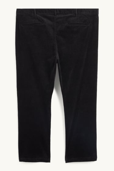 Home - Pantalons de pana - regular fit - negre